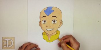 آموزش نقاشی چهره با مداد برای کودکان