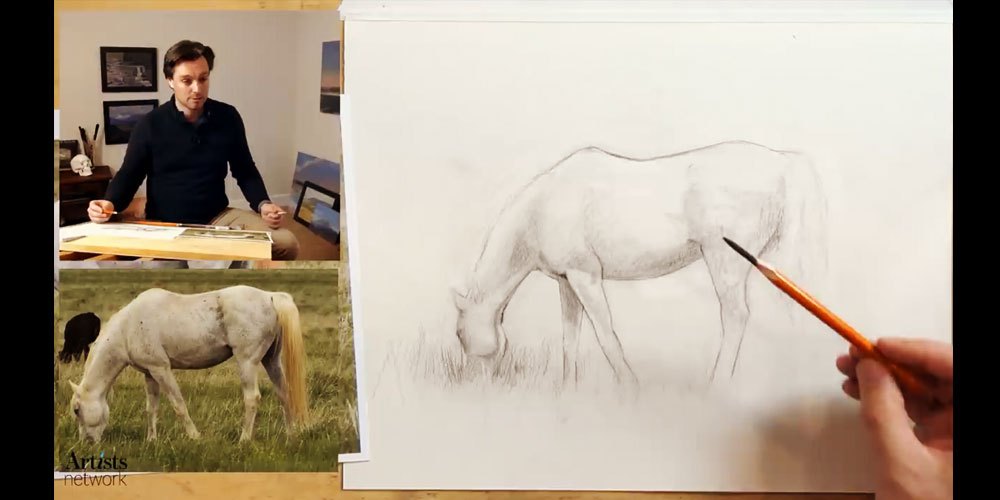 آموزش طراحی اسب