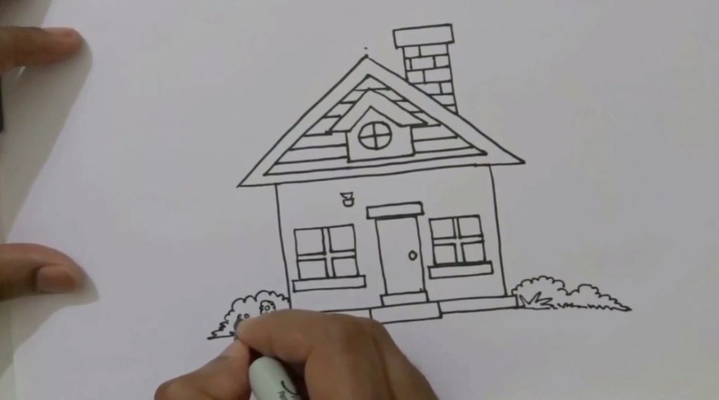آموزش نقاشی خانه به کودکان