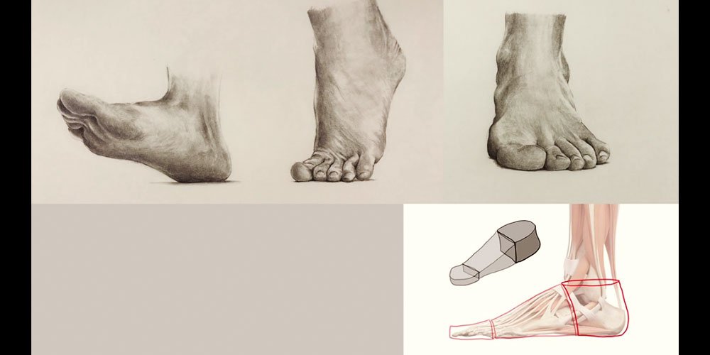 آموزش طراحی پا