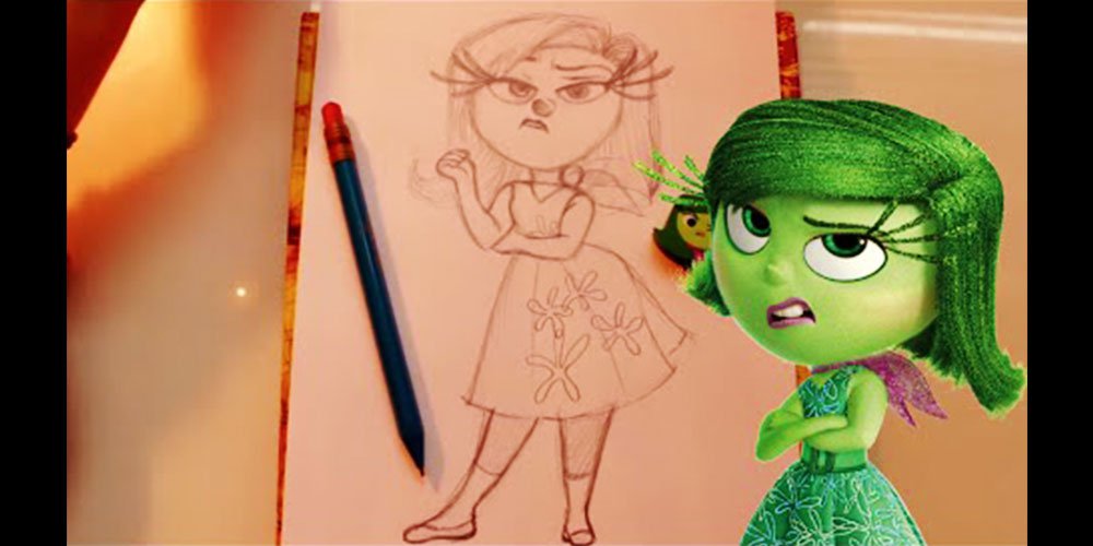 آموزش طراحی شخصیت نفرت در انیمیشن Inside Out