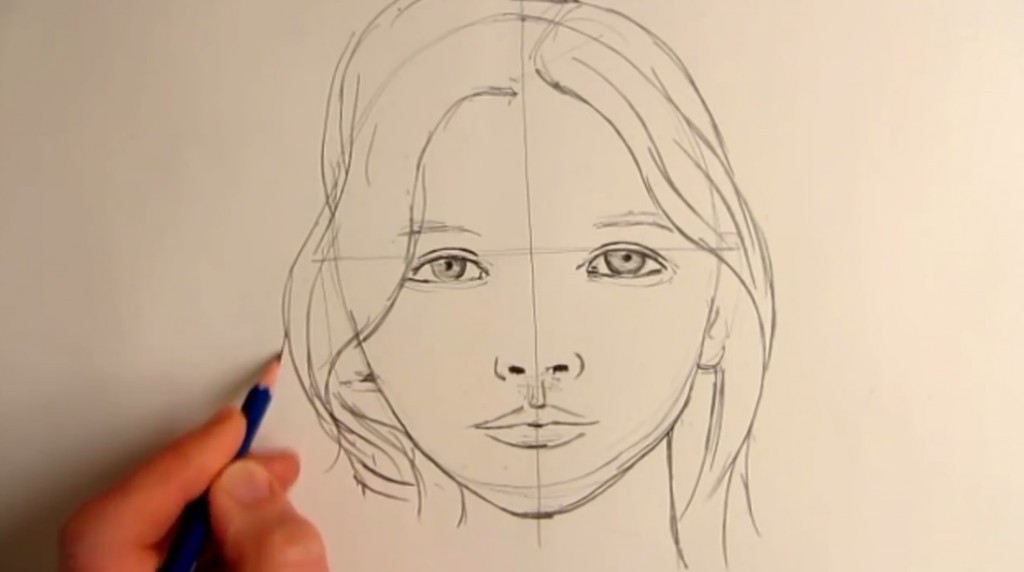 آموزش طراحی چهره زن